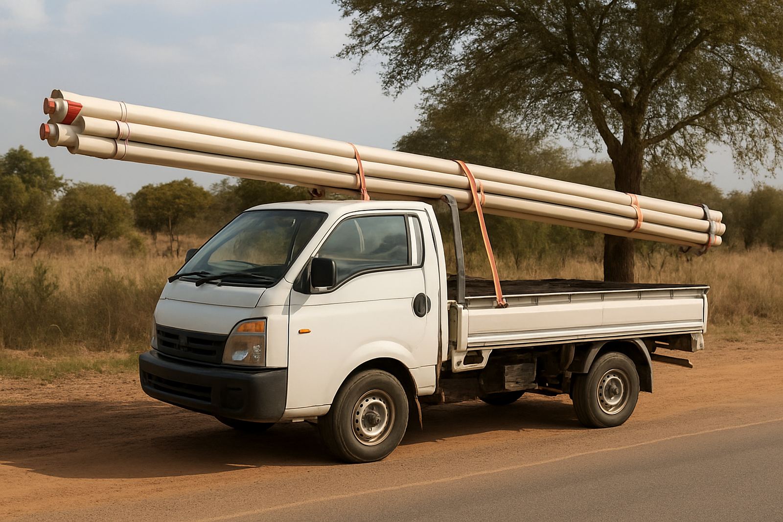 Transporting Long Pipes