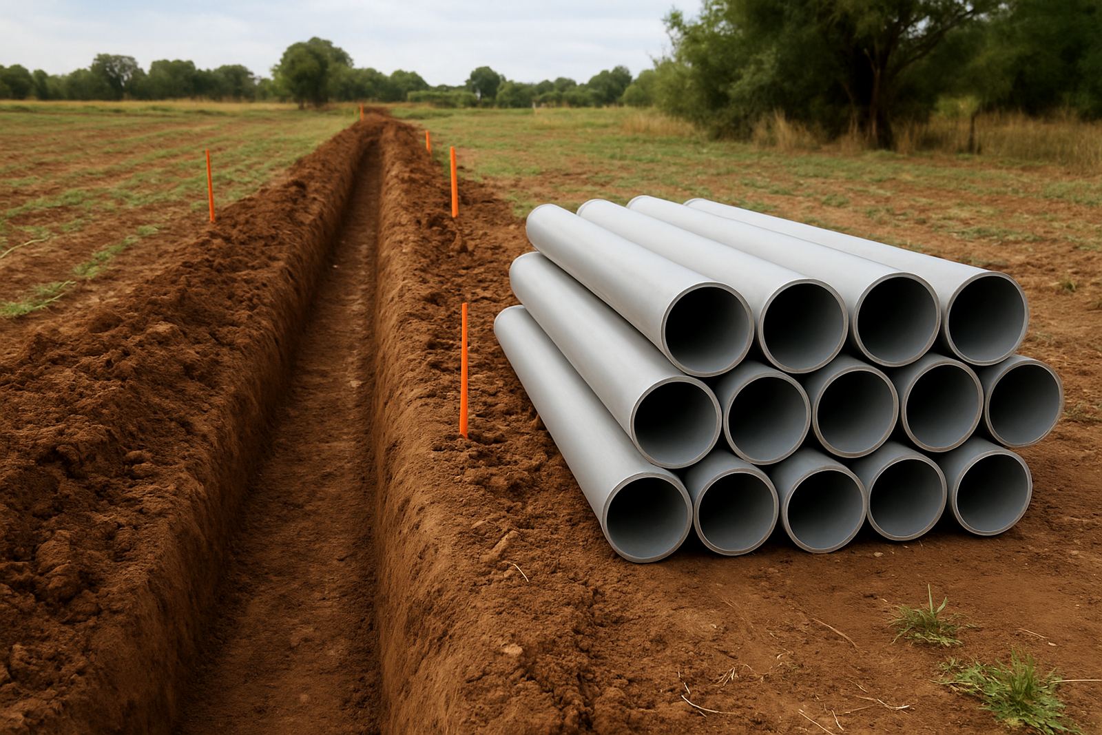 Trenching for Mainlines